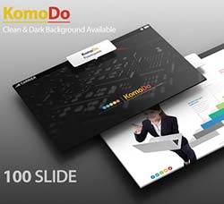 简单大气的PPT模板：KomoDo Powerpoint Template